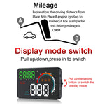 Q5 GPS Head Up Display auto 4 pollici con allarmi