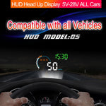 Q5 GPS Head Up Display auto 4 pollici con allarmi
