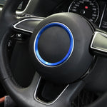 Anello decorativo metallo per volante Audi A4L, A3, A5 2017-2019