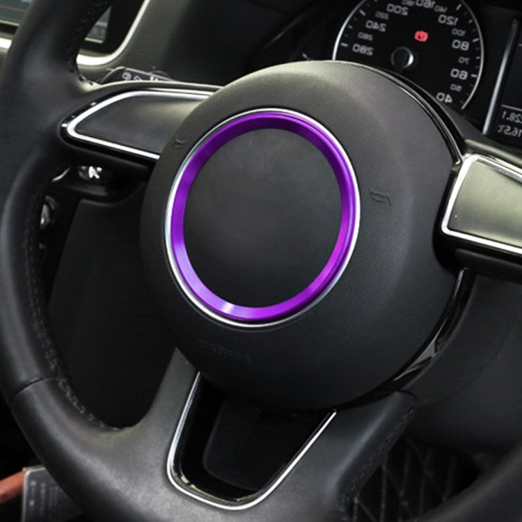 Anello decorativo metallo per volante Audi A4L, A3, A5 2017-2019