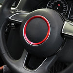 Anello decorativo metallo per volante Audi A4L, A3, A5 2017-2019