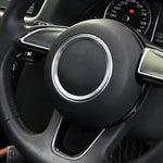 Anello decorativo metallo per volante Audi A4L, A3, A5 2017-2019