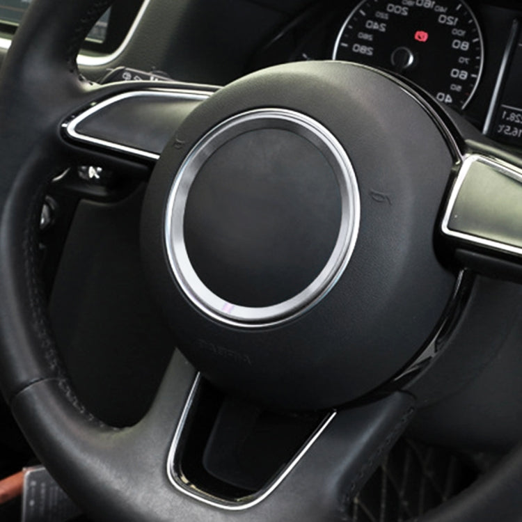 Anello decorativo metallo per volante Audi A4L, A3, A5 2017-2019