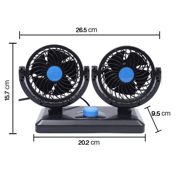 Mini ventilatore per auto HUXIN HX-T303 6,5W DC12V silenzioso