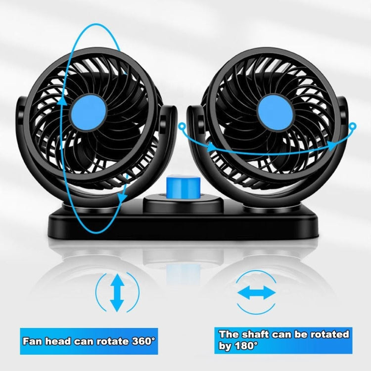 Mini ventilatore per auto HUXIN HX-T303 6,5W DC12V silenzioso