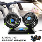 Mini ventilatore per auto HUXIN HX-T303 6,5W DC12V silenzioso