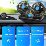 Mini ventilatore per auto HUXIN HX-T303 6,5W DC12V silenzioso