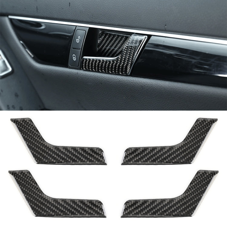 Adesivo fibra di carbonio per maniglia interna Mercedes W204