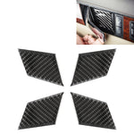 Set 4 adesivi fibra di carbonio maniglia interna Mercedes W204