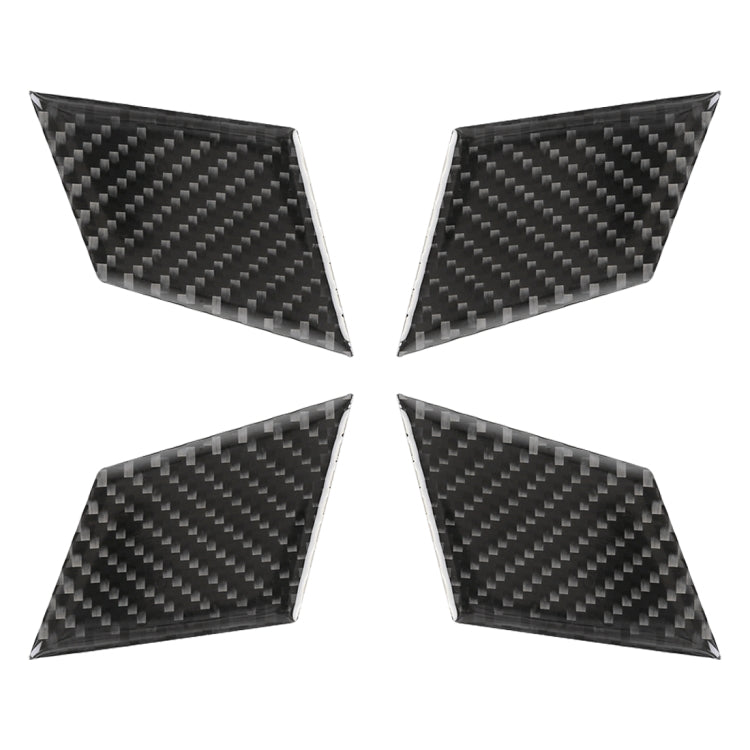 Set 4 adesivi fibra di carbonio maniglia interna Mercedes W204