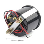 Voltmetro universale 52 mm 12 V per auto modificate