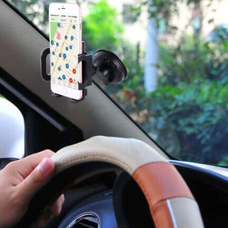 Supporto auto smartphone con ventosa e rotazione 360°