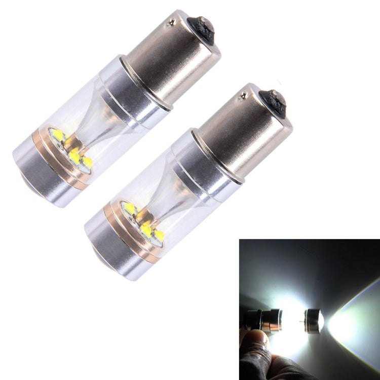 Lampadina LED 1156 BA15S 30W 6000K luce bianca auto