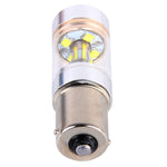 Lampadina LED 1156 BA15S 30W 6000K luce bianca auto
