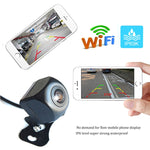 Cornice targa auto con telecamera retrovisiva WiFi