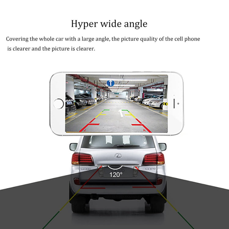 Cornice targa auto con telecamera retrovisiva WiFi