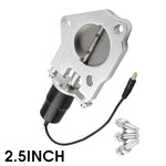 Kit motore valvole scarico elettriche 2,5" acciaio inox