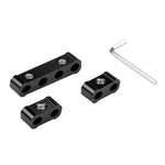 Kit morsetto divisore filo candela motore in alluminio 3 pezzi