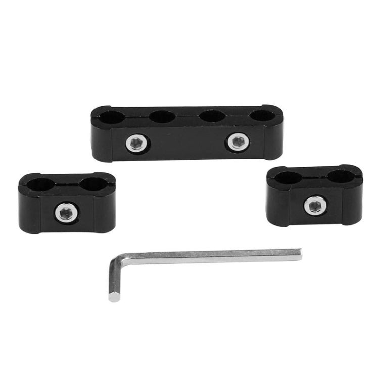 Kit morsetto divisore filo candela motore in alluminio 3 pezzi