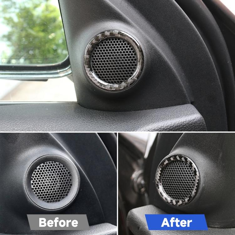Adesivo decorativo in fibra di carbonio per clacson Jeep Grand Ch