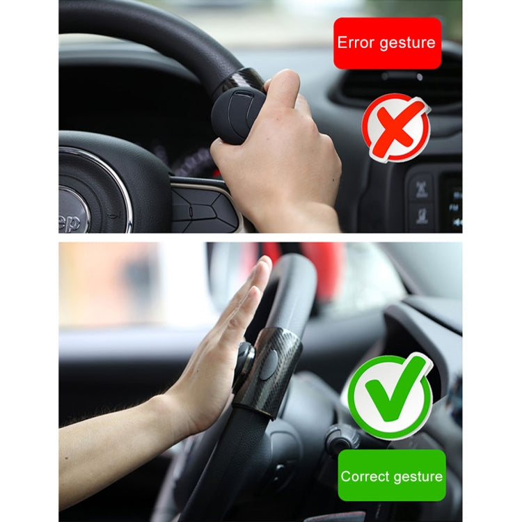 Manopola rotativa universale per volante auto nera
