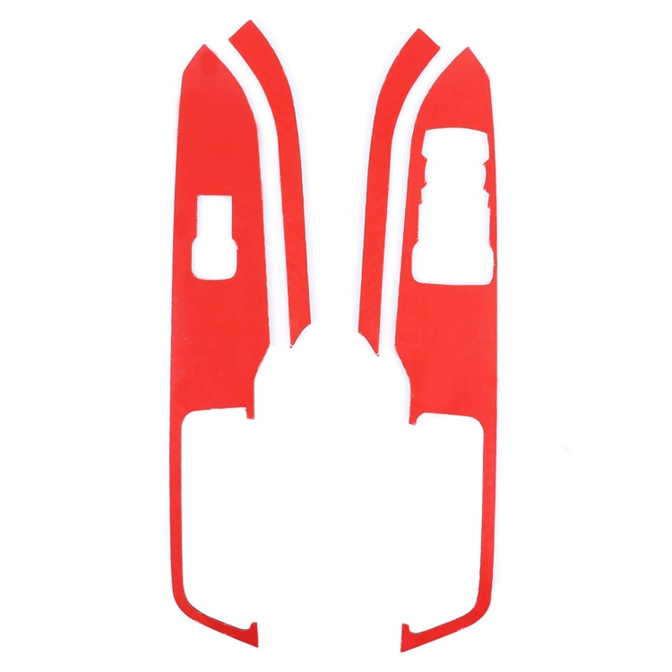 4 adesivi decorativi per pulsante alzacristalli Ford Mustang