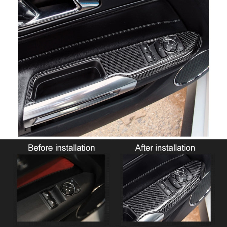 4 adesivi decorativi per pulsante alzacristalli Ford Mustang