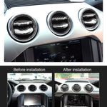 Copertura prese aria centrali adesiva per Ford Mustang 9 pezzi