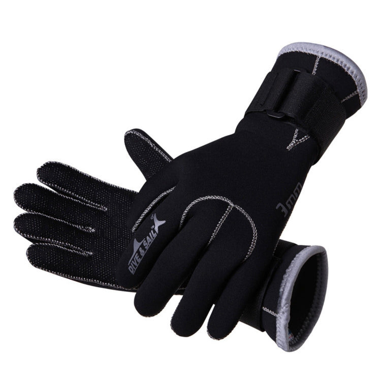 Guanti immersione in neoprene antiscivolo 3 mm taglia S-M-L