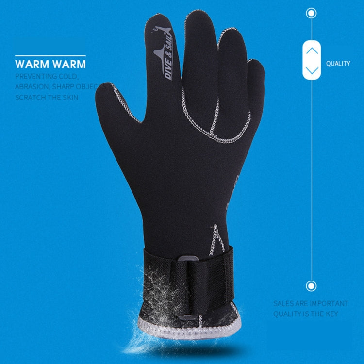 Guanti immersione in neoprene antiscivolo 3 mm taglia S-M-L