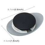 Specchietto grandangolare ovale per camion 6,7x4,5 cm