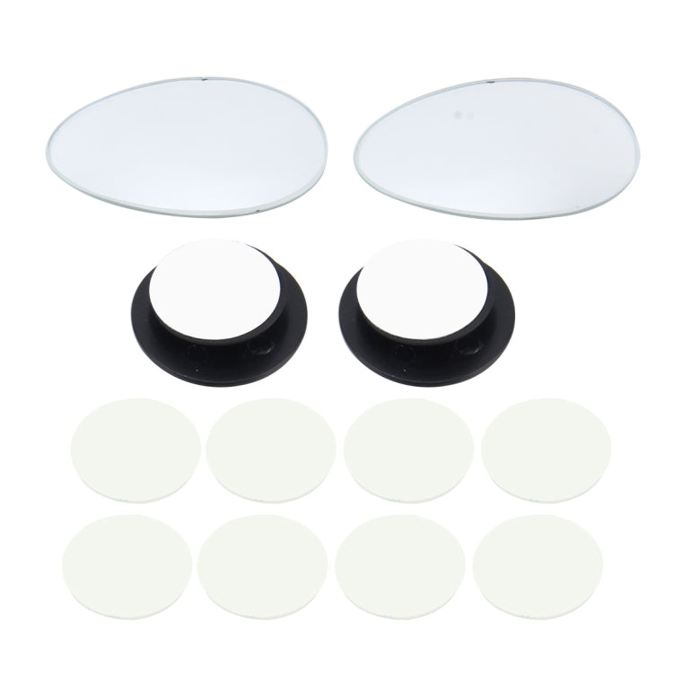 Specchietto grandangolare ovale per camion 6,7x4,5 cm