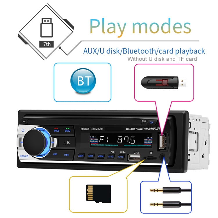 Caricabatterie auto doppio USB Bluetooth SWM-530 12V
