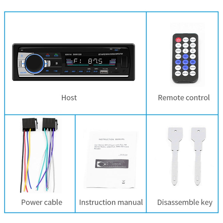 Caricabatterie auto doppio USB Bluetooth SWM-530 12V