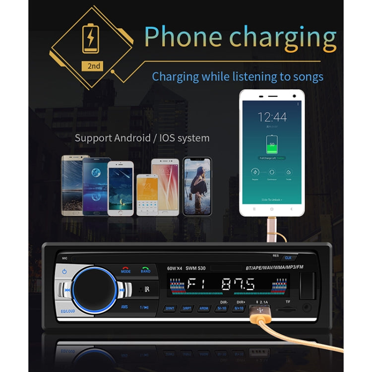 Caricabatterie auto doppio USB Bluetooth SWM-530 12V