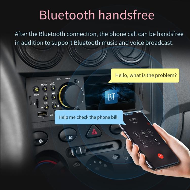 Ricevitore autoradio universale 4,1" Bluetooth MP5 con telecomand