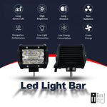 Lampada striscia LED 4 pollici 15W 1500LM per veicoli fuoristrada