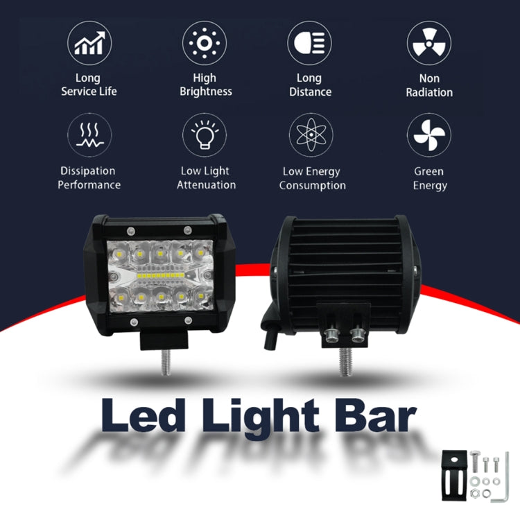 Lampada striscia LED 4 pollici 15W 1500LM per veicoli fuoristrada