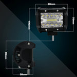 Lampada striscia LED 4 pollici 15W 1500LM per veicoli fuoristrada