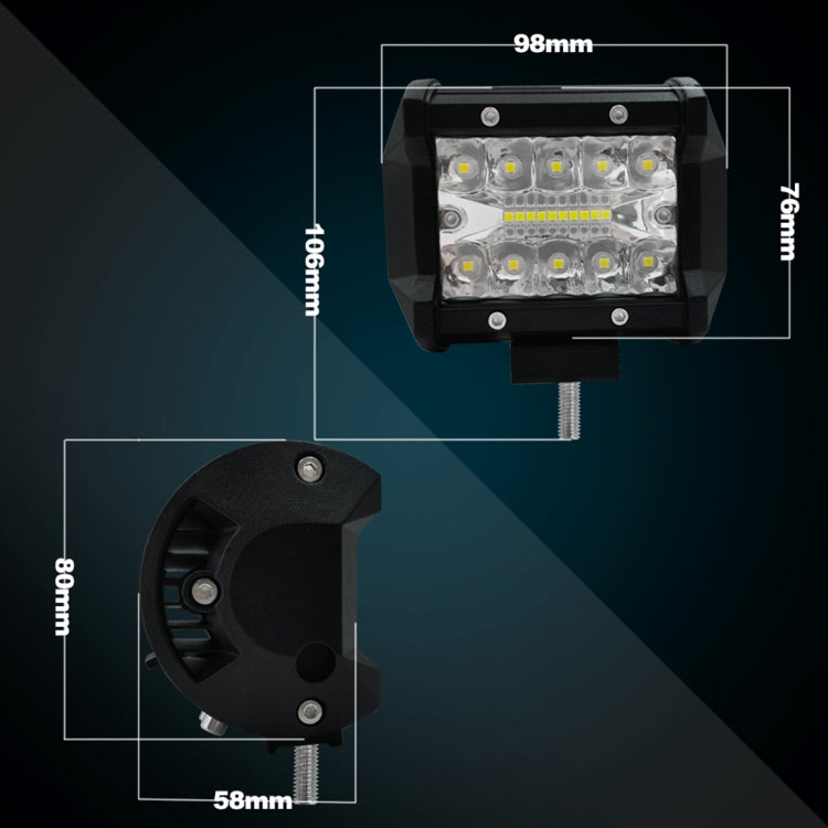 Lampada striscia LED 4 pollici 15W 1500LM per veicoli fuoristrada
