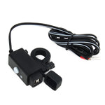 Caricabatterie Dual USB per auto con interruttore e LED