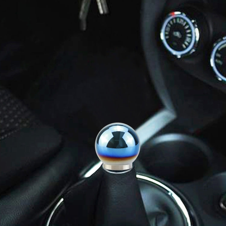 Adattatore pomello leva cambio auto in lega alluminio blu
