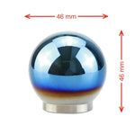 Adattatore pomello leva cambio auto in lega alluminio blu