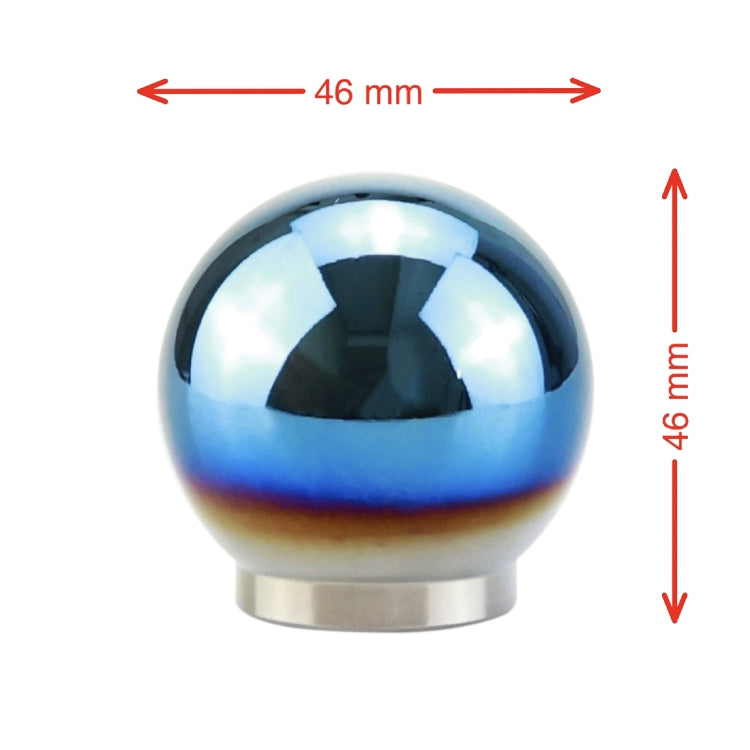 Adattatore pomello leva cambio auto in lega alluminio blu