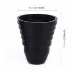 2 coperture antipolvere in gomma morbida per faro universale, adatte per diametro interno di 50-70 cm, For 50-70cm Inner Diameter