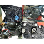 2 coperture antipolvere in gomma morbida per faro universale, adatte per diametro interno di 50-70 cm, For 50-70cm Inner Diameter