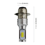 Lampadine LED P15D/H6M 72W 1000LM 6000K per moto