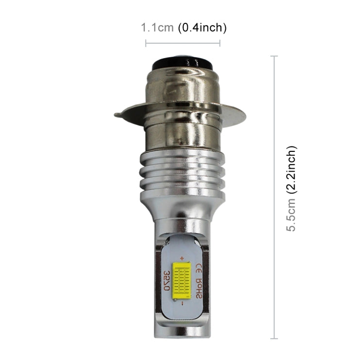 Lampadine LED P15D/H6M 72W 1000LM 6000K per moto