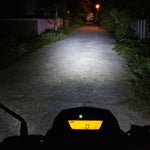 Lampadine LED P15D/H6M 72W 1000LM 6000K per moto