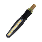 4 pezzi indicatori direzione moto 12V 15 LED gialli